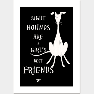 Sighthounds Are a Girl s Best Friend Posters and Art